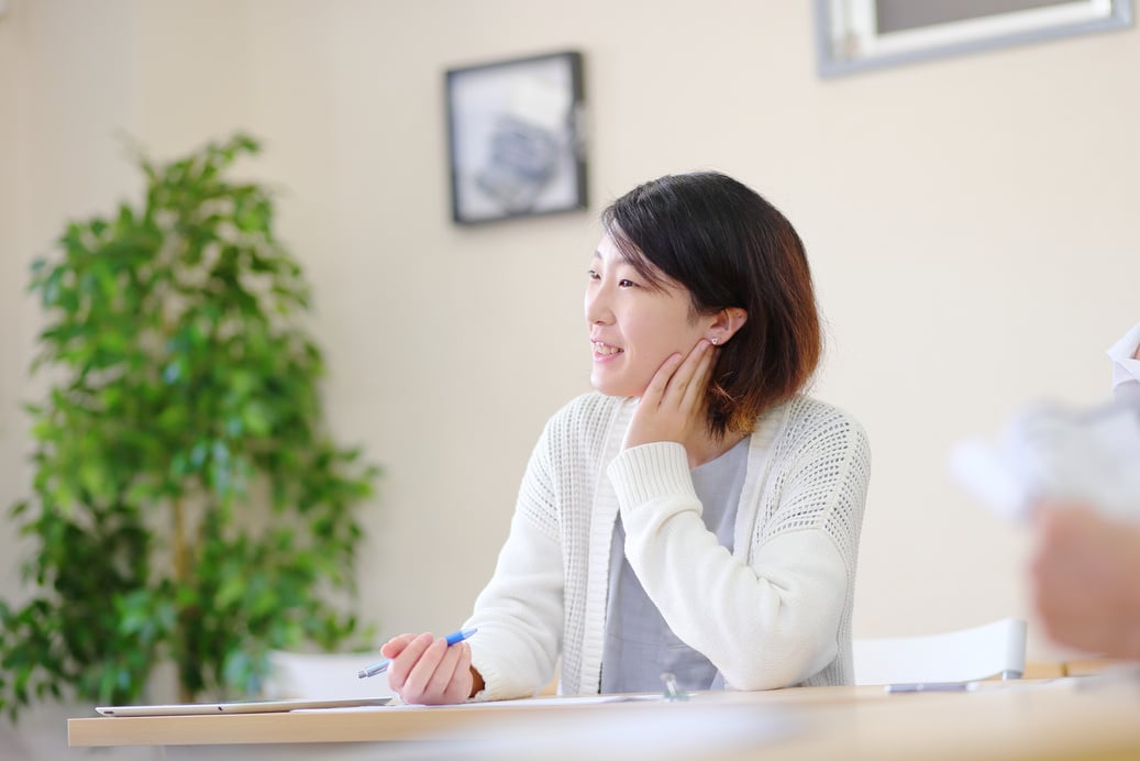 Japanese business female leader's conference